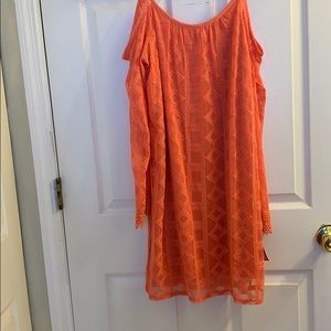 Orange summer dress